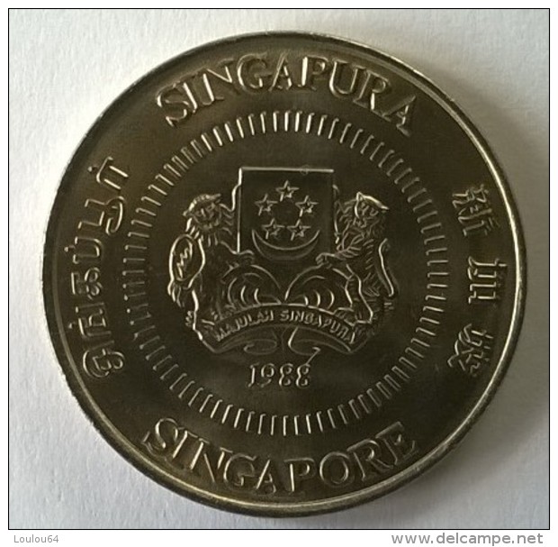 50 Cents 1988 - Singapour - Superbe +++ - - Singapour