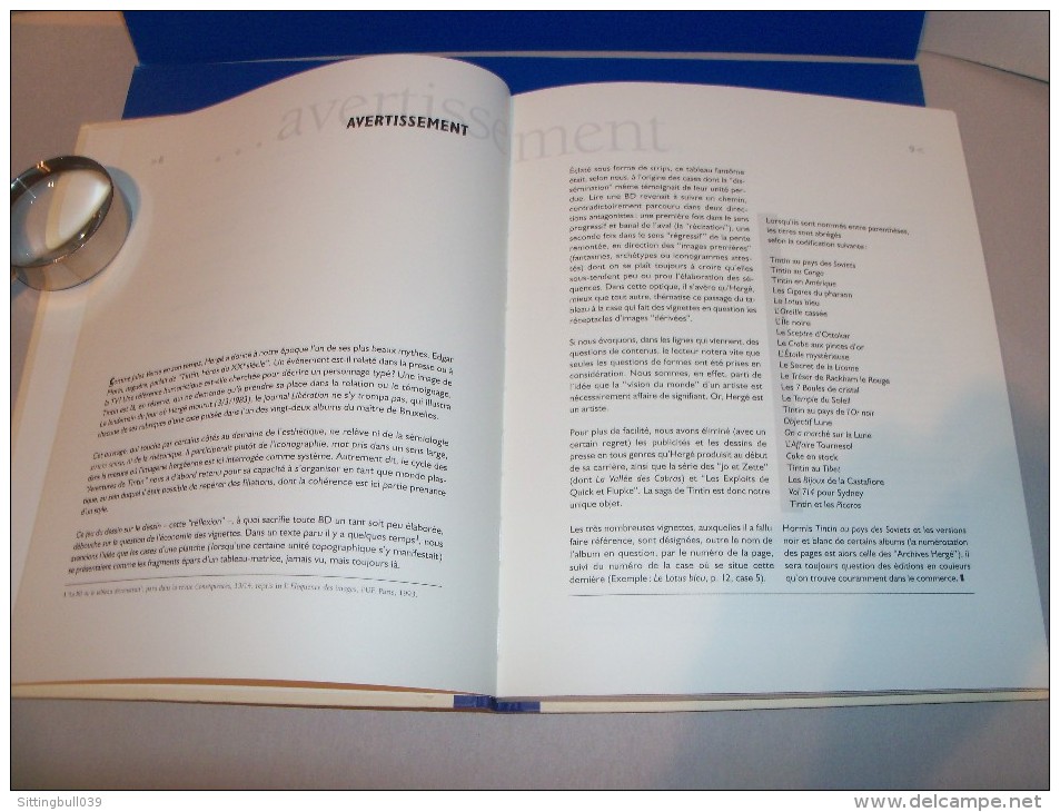 Hergé ou Le Secret de l´Image. Essai sur l´Univers Graphique de Tintin. P. Fresnault-Deruelle. EO. 1999. Ed. Moulinsart.