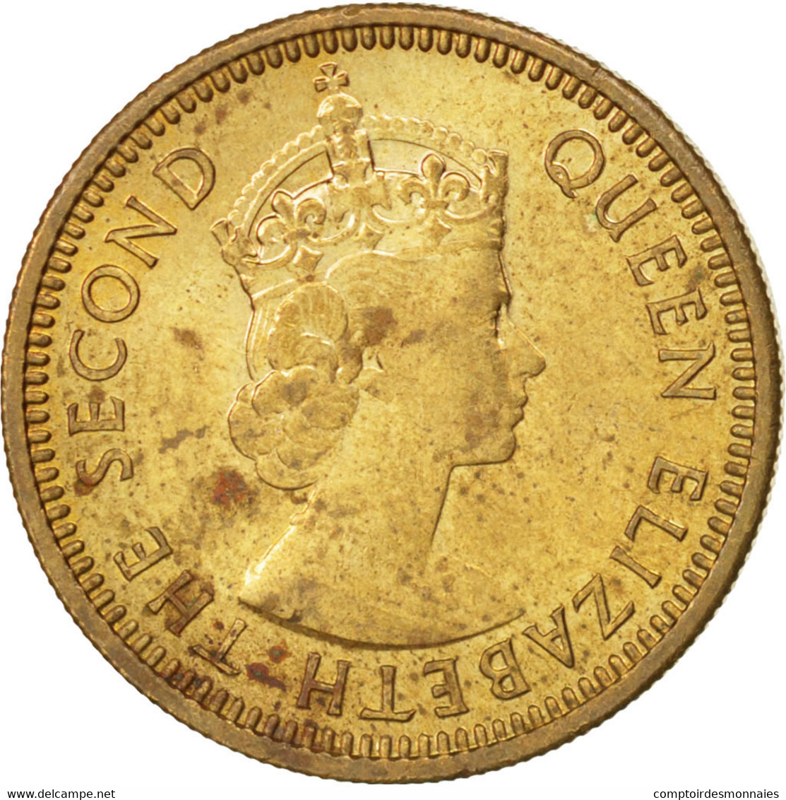 Monnaie, Hong Kong, Elizabeth II, 5 Cents, 1972, SUP, Nickel-brass, KM:29.3 - Hong Kong