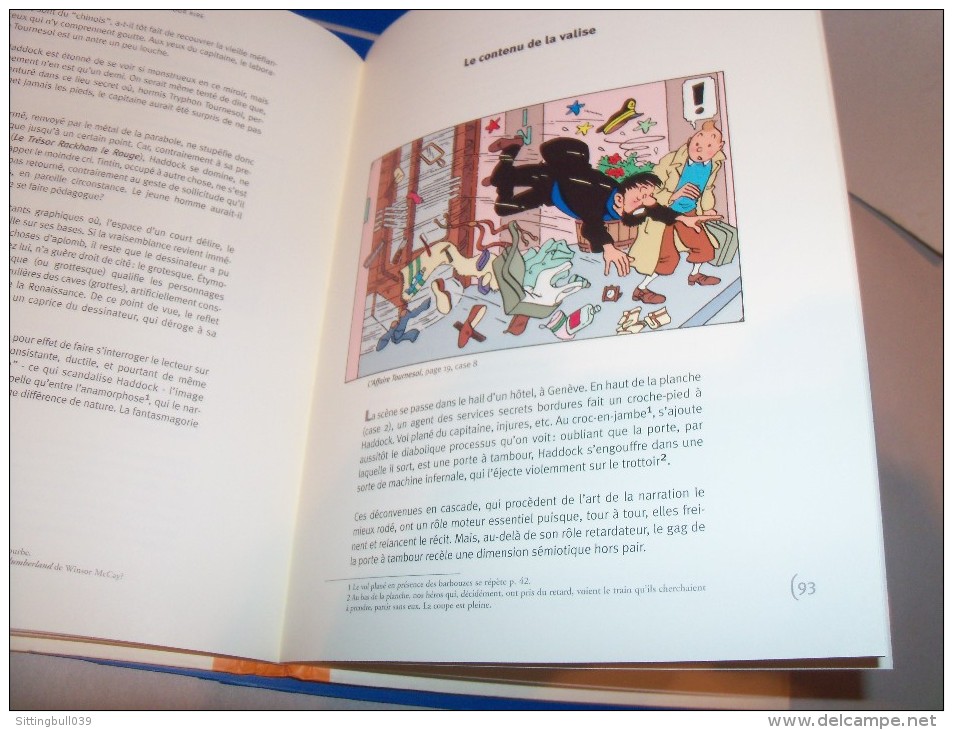 Hergé ou La Profondeur des Images Plates. Cases en Exergue. P. Fresnault-Deruelle. EO. 2002. Ed. Moulinsart.