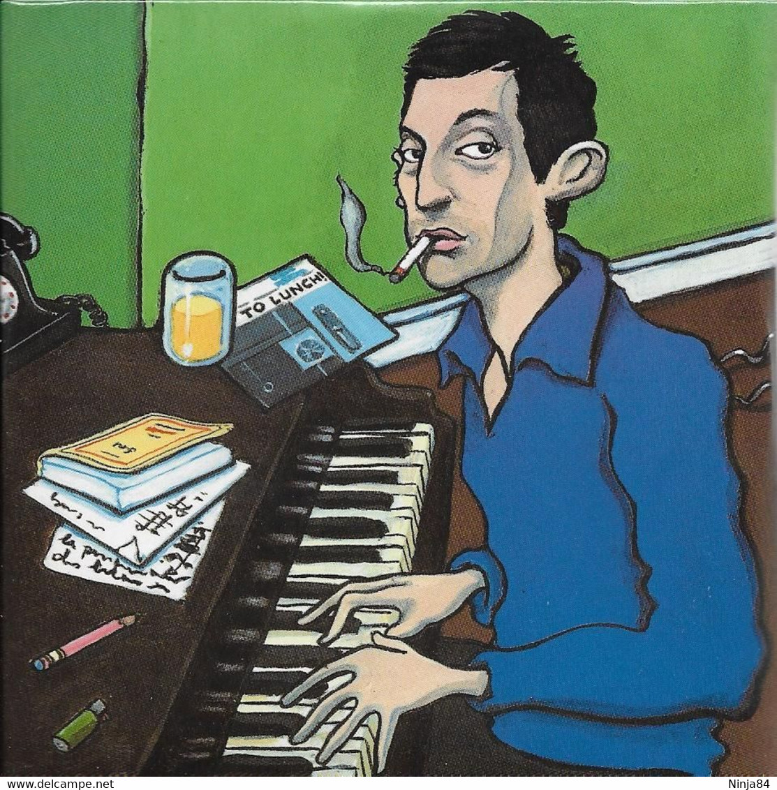 CDM  Serge Gainsbourg  "  Le Poinçonneur Des Lilas  "  Promo - Collectors