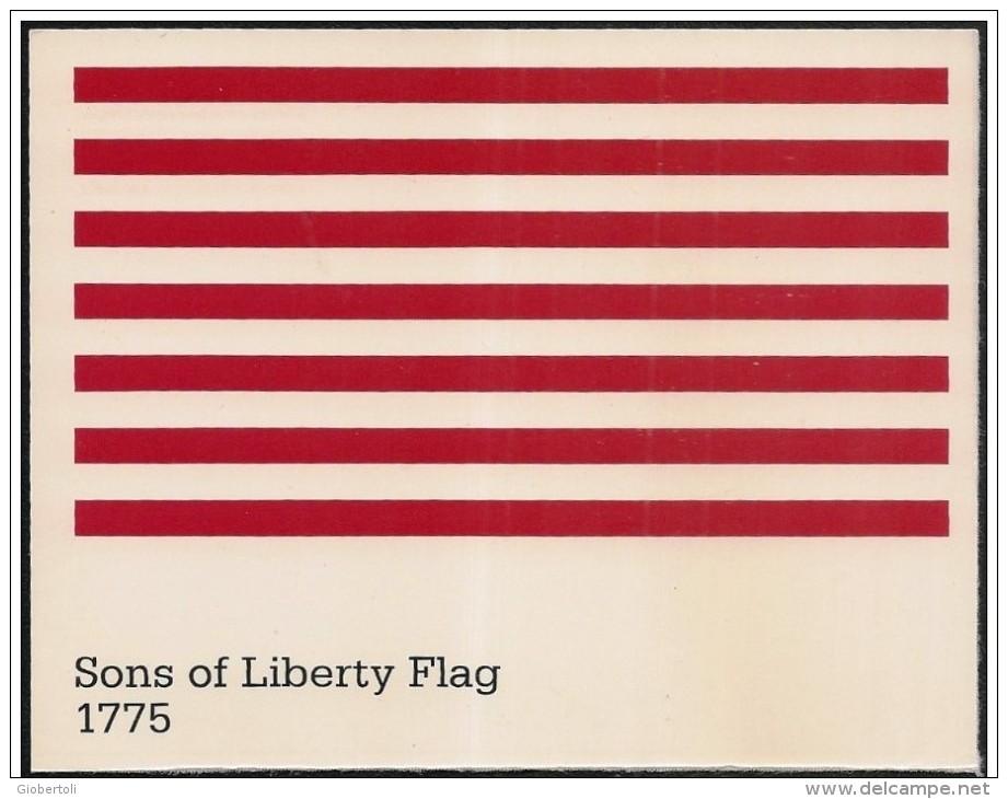 Stati Uniti/États-Unis/United States: Intero, Stationery, Entier, Evoluzione Della Bandiera USA, Evolution Of USA Flag, - Buste