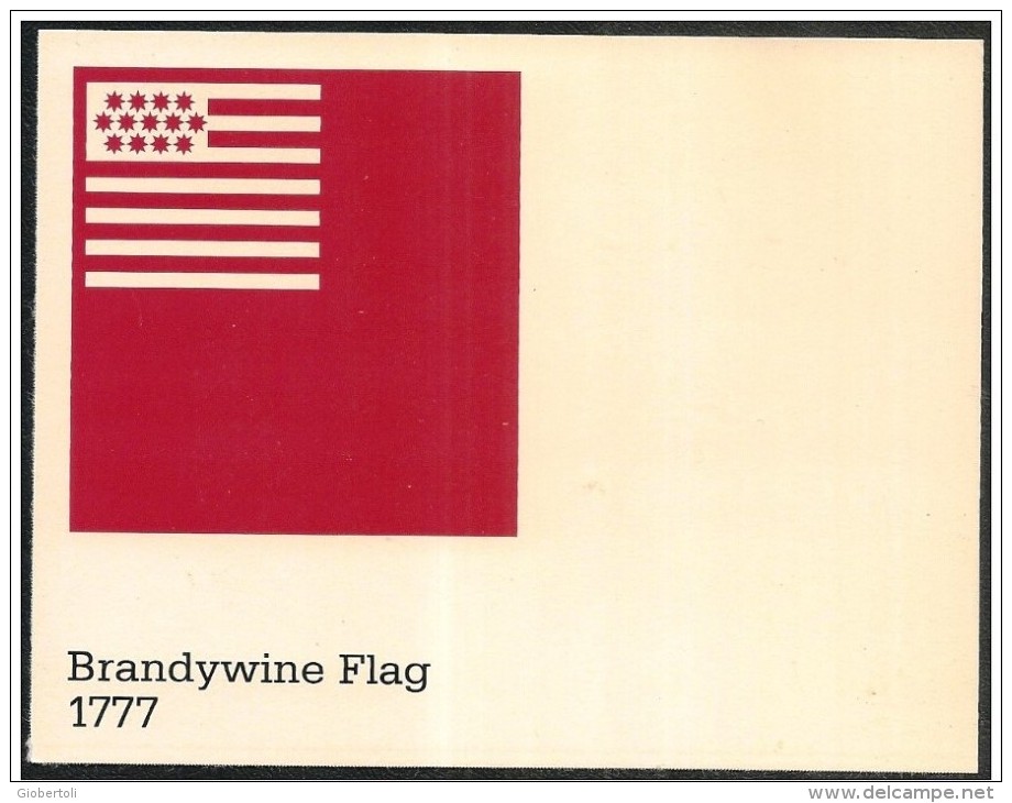 Stati Uniti/États-Unis/United States: Intero, Stationery, Entier, Evoluzione Della Bandiera USA, Evolution Of USA Flag, - Buste