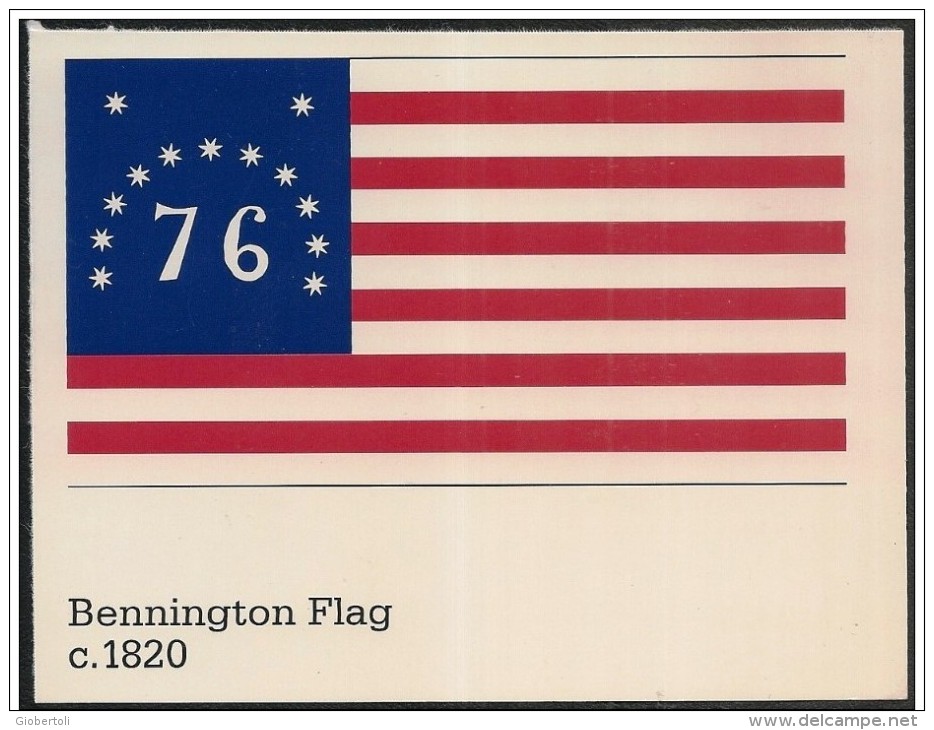 Stati Uniti/États-Unis/United States: Intero, Stationery, Entier, Evoluzione Della Bandiera USA, Evolution Of USA Flag, - Omslagen