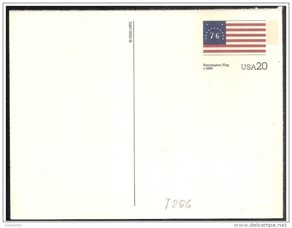 Stati Uniti/États-Unis/United States: Intero, Stationery, Entier, Evoluzione Della Bandiera USA, Evolution Of USA Flag, - Omslagen