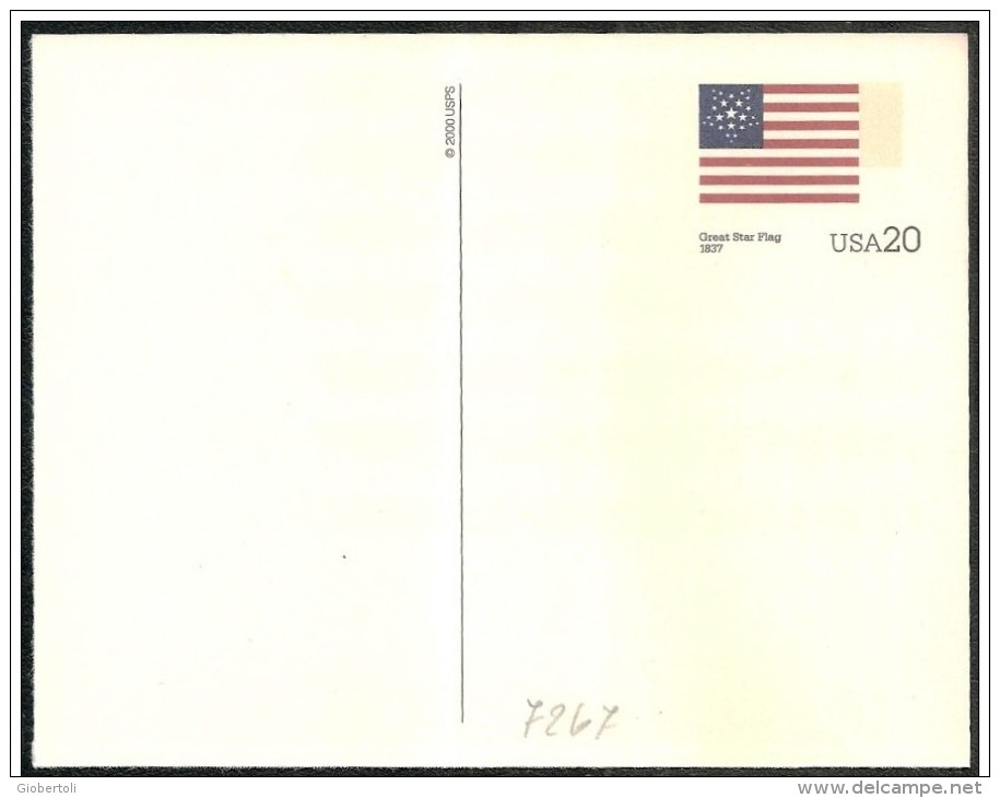 Stati Uniti/États-Unis/United States: Intero, Stationery, Entier, Evoluzione Della Bandiera USA, Evolution Of USA Flag, - Buste