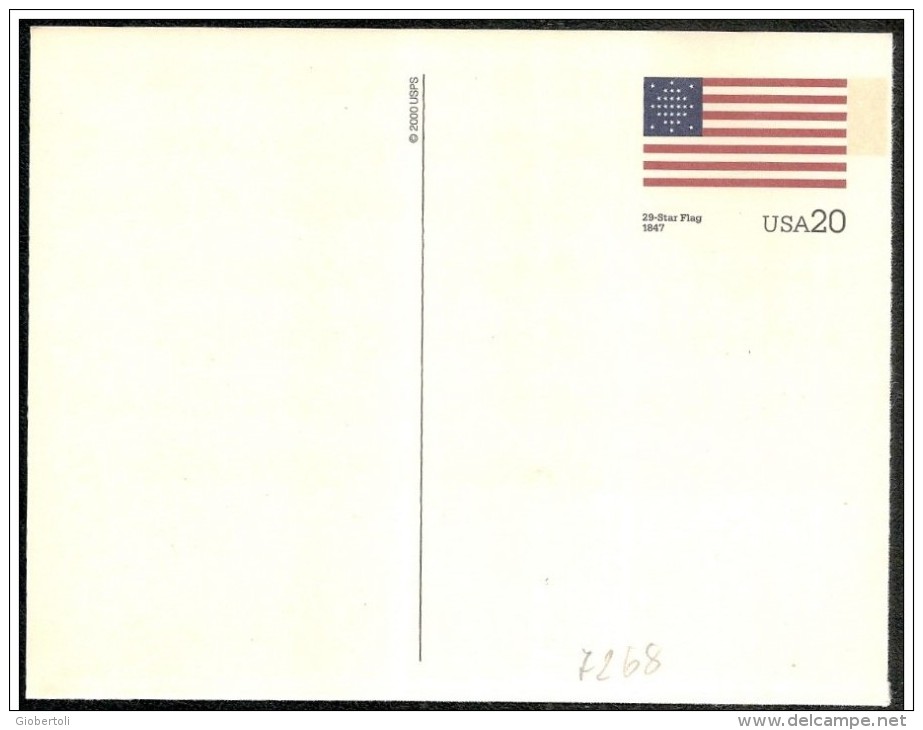 Stati Uniti/États-Unis/United States: Intero, Stationery, Entier, Evoluzione Della Bandiera USA, Evolution Of USA Flag, - Buste