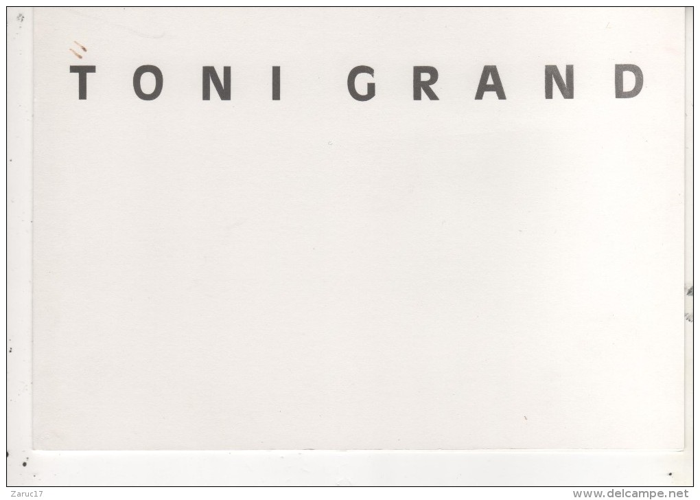 Faire Part  EXPOSITION TONI GRAND Novembre Décembre  1983 GALERIE ARCA  MARSEILLE - Autres & Non Classés