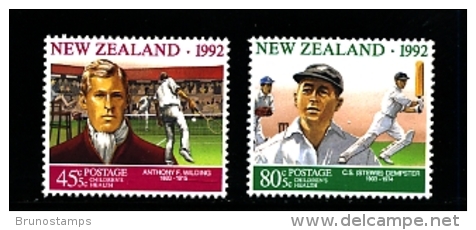 NEW ZEALAND - 1992  SPORTS  SET  MINT NH - Unused Stamps