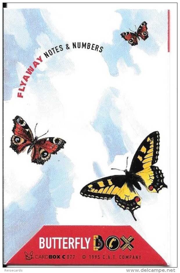 Card Safe Box: Schmetterlinge - Materiaal