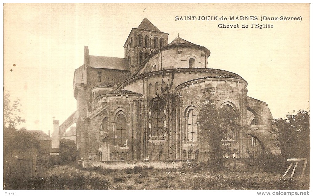 79-SAINT JOUIN DE MARNES-CHEVET DE L'EGLISE - Saint Jouin De Marnes