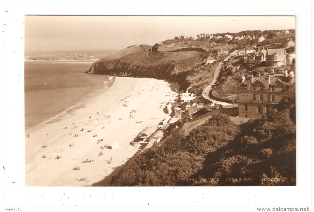 Carte Photo Card  Royaume Uni  Cornwall  StIVES Carbis Bay - St.Ives