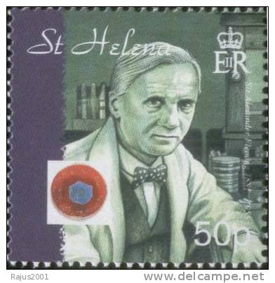 Alexander Fleming Isolates Penicillin Mold, Nobel Prize Winner, London Scottish Rifles Lodge No 2310 Freemasonry MNH - Medizin