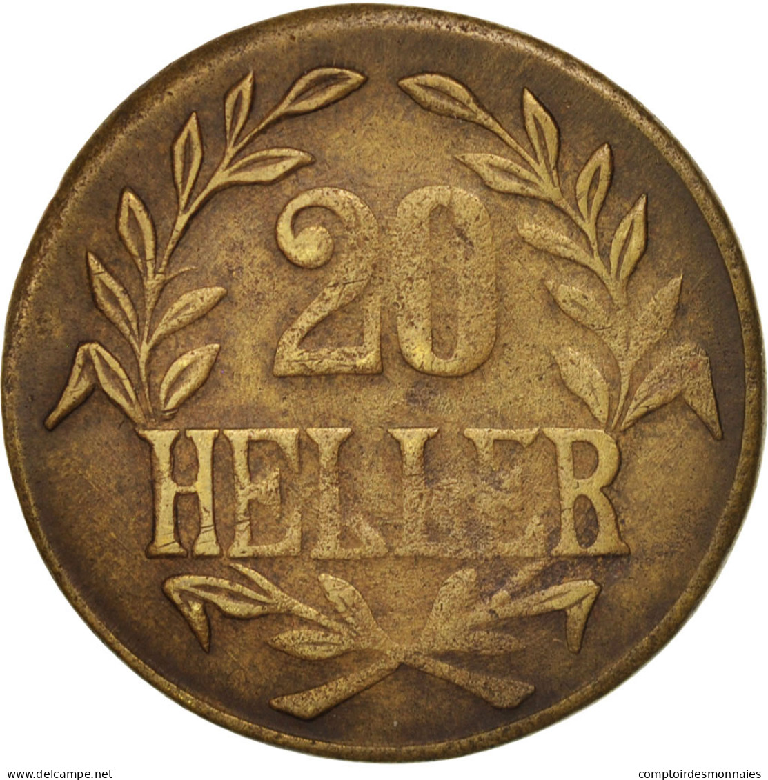 Monnaie, GERMAN EAST AFRICA, Wihelm II, 20 Heller, 1916, Tabora, TTB, Laiton - Duits-Oost-Afrika