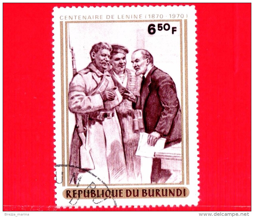 BURUNDI - Nuovo Oblit. - 1970 - 100 Anni Della Nascita Di Vladimir Lenin (1870-1924) - 6.50 - Nuovi