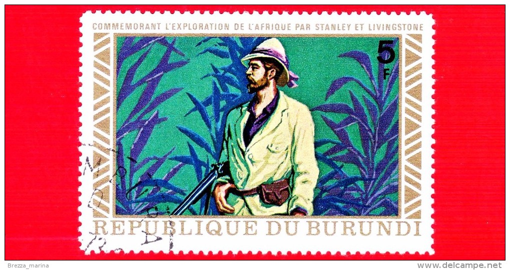 BURUNDI - Nuovo Oblit. - 1973 - Esplorazione Dell'Africa - Henry Morton Stanley - 5 - Nuovi