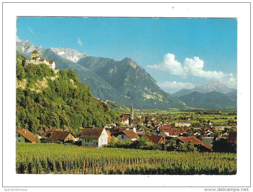 LIECHTENSTEIN - Veduta Panoramica Della Città Di VADUZ - Nuova, Non Viaggiata - In Buone Condizioni. - Liechtenstein