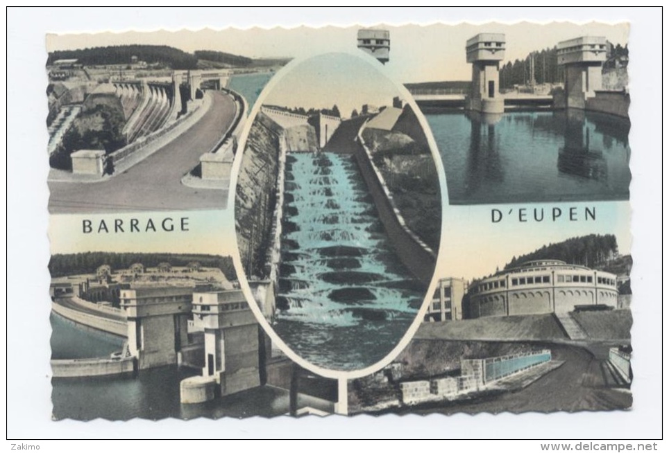 BELGIQUE - LIEGE - EUPEN - Le Barrage De La Vesdre-RECTO/VERSO--C49 - Eupen