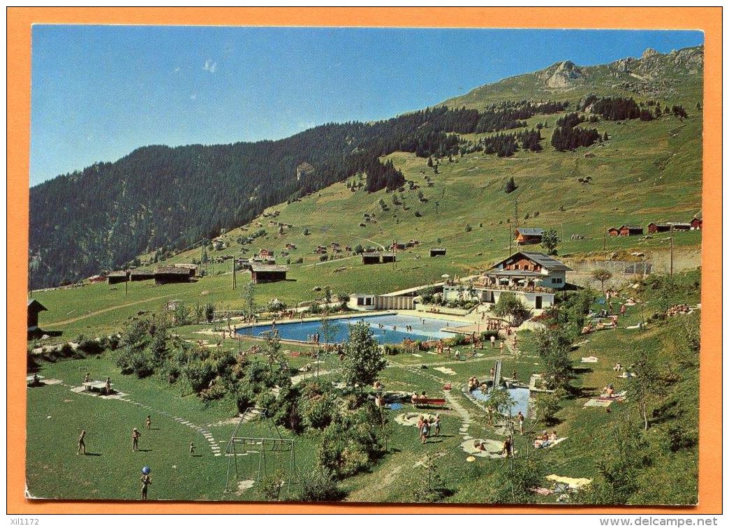 FAR-16 Verbier En été, La Piscine.  Non Circulé - Autres & Non Classés