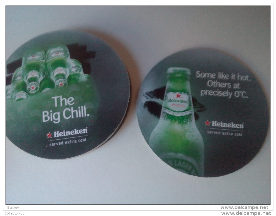 RARE VINTAGE STYLE HEINEKEN THE BIG CHILL UNIQUE NO OTHER FOR SELL CHECK IT BEER PAD 1 Piece - Portavasos