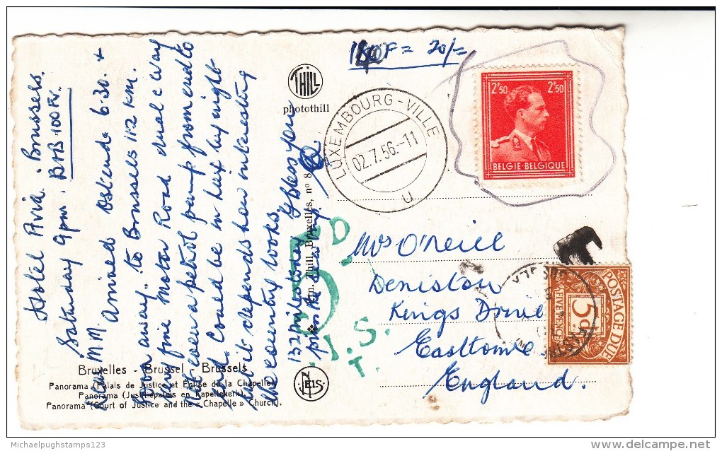 Luxemburg / Invalid Belgium Stamps / Tax / G.B. / Sussex - Other & Unclassified