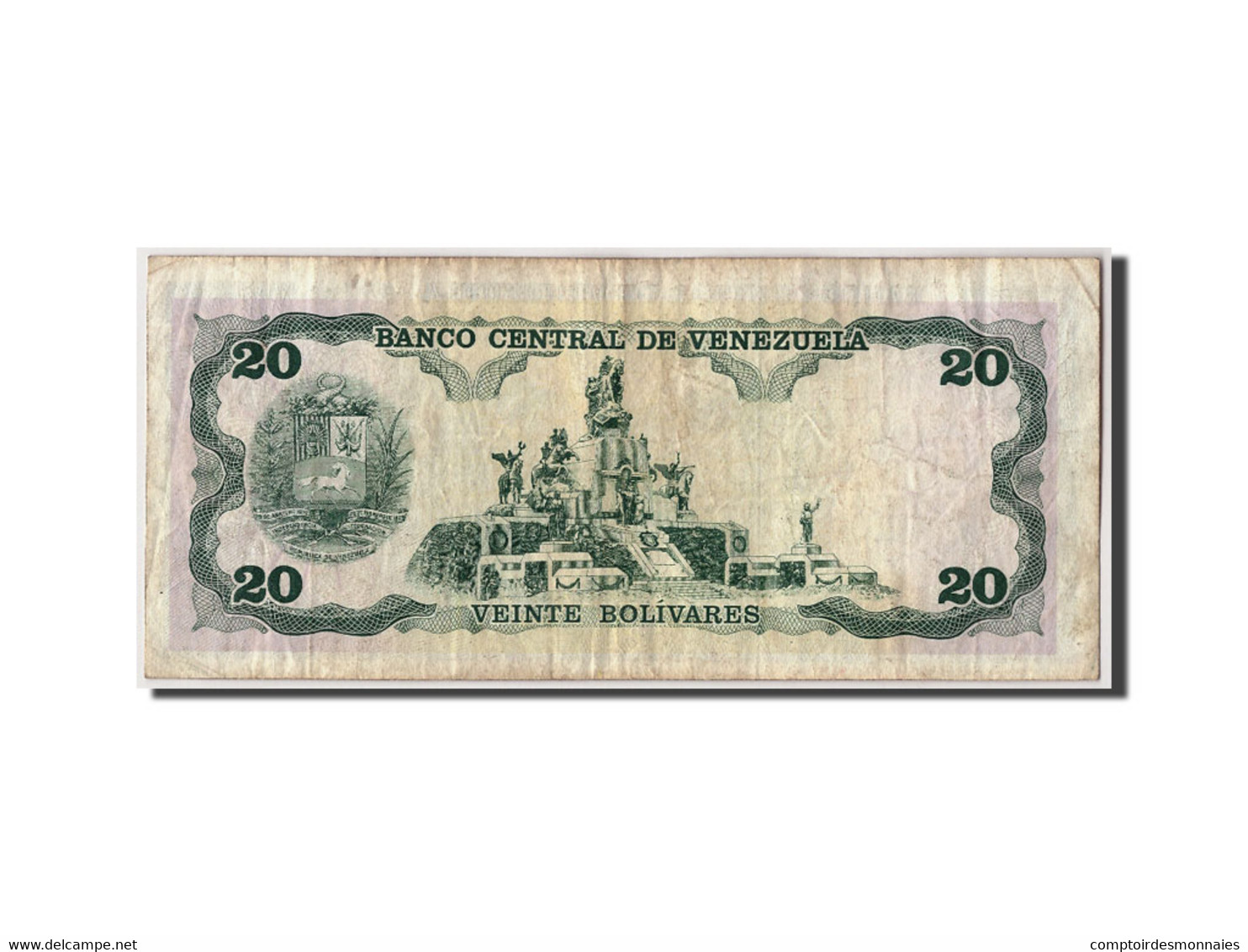 Billet, Venezuela, 20 Bolivares, 1992, 1992-12-08, KM:63d, TB - Venezuela