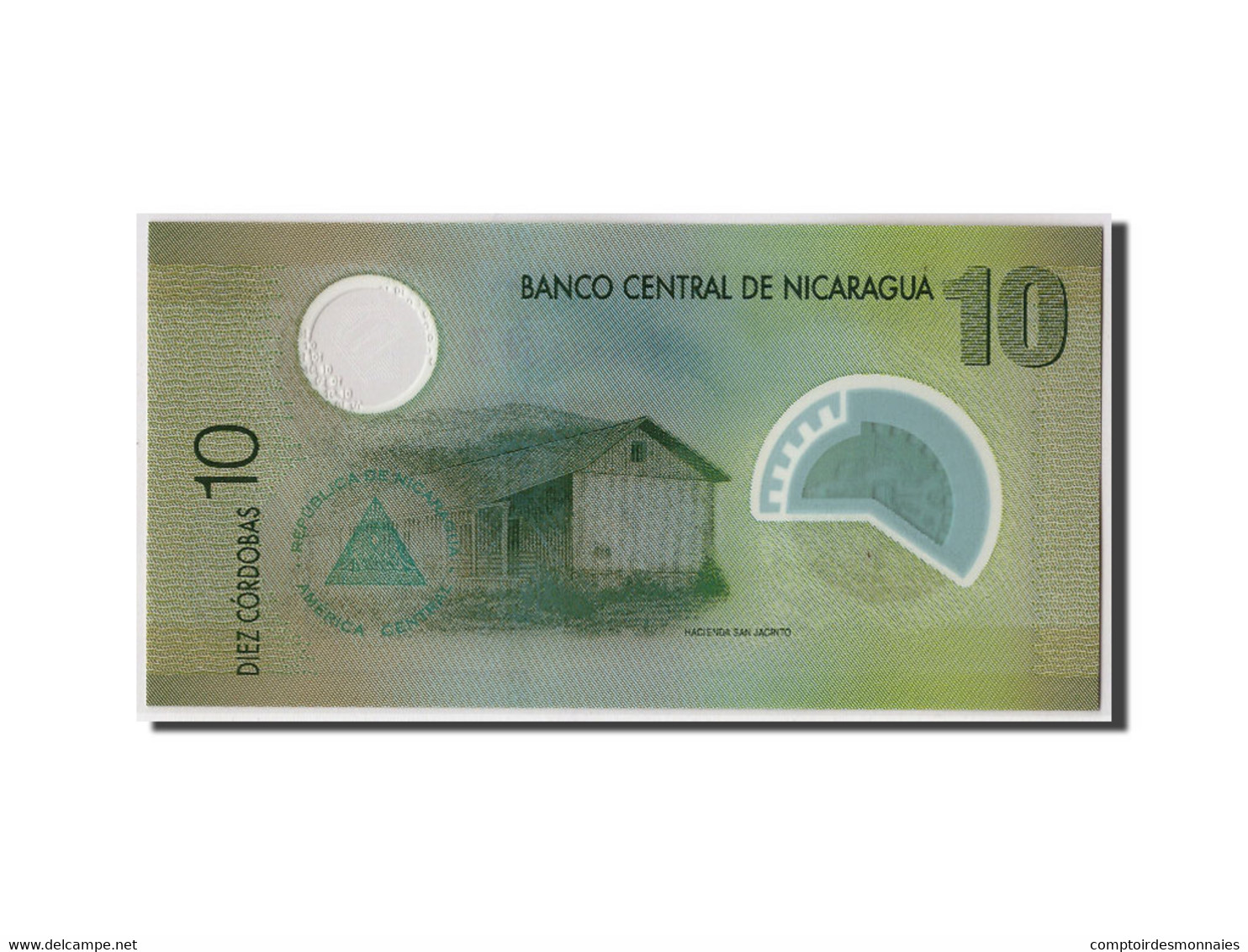 Billet, Nicaragua, 10 Cordobas, (2012), 2007-09-12, KM:201, NEUF - Nicaragua