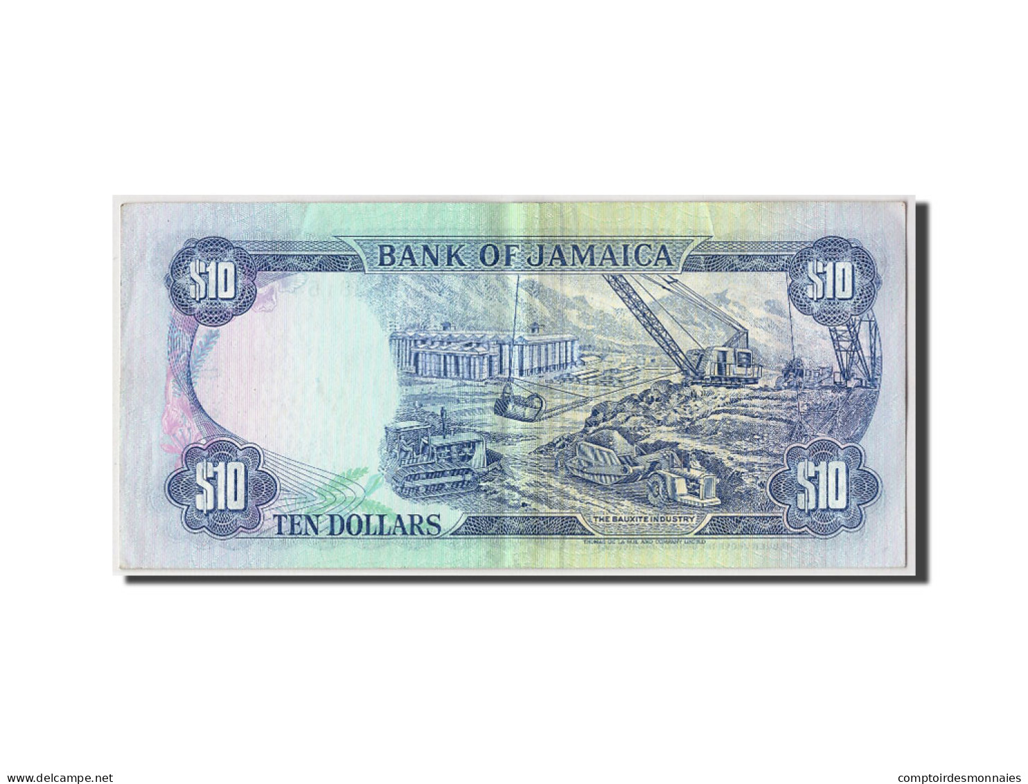 Billet, Jamaica, 10 Dollars, 1989, 1989-08-01, KM:71c, TTB - Jamaique