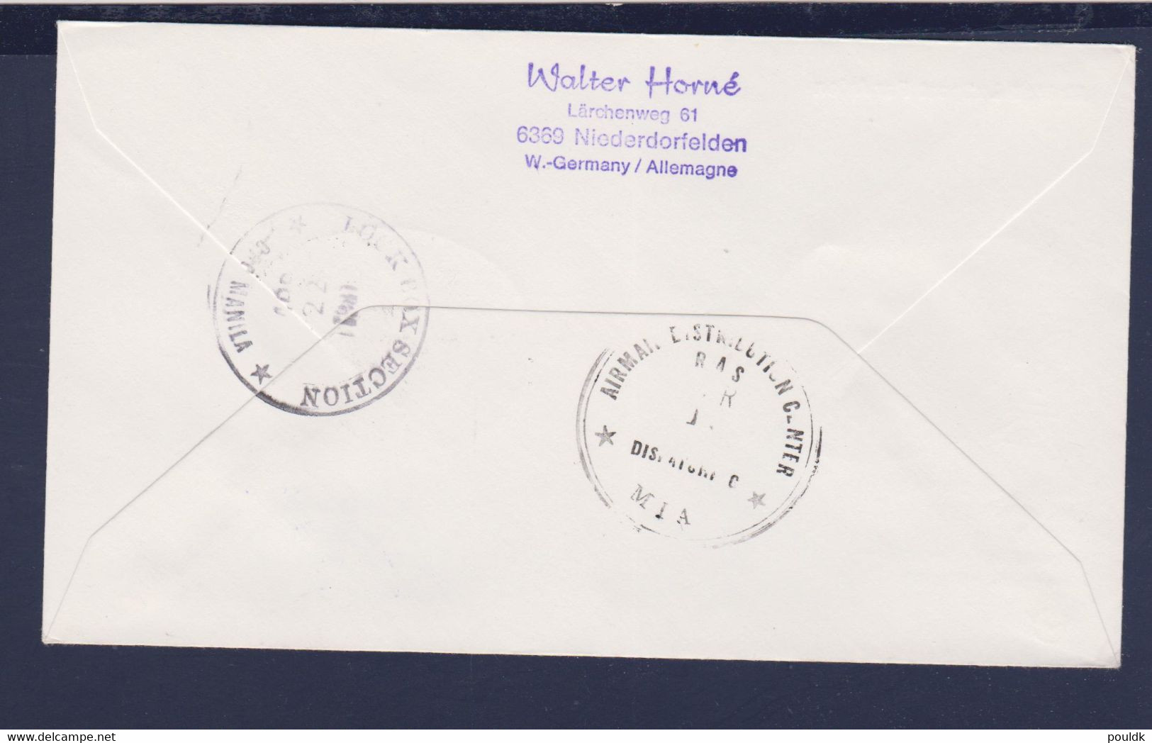 First Flight: 1981 Frankfurt - Karachi - Bangkok - Manila DC-10 Lufthansa (SKO9-63) - Other (Air)