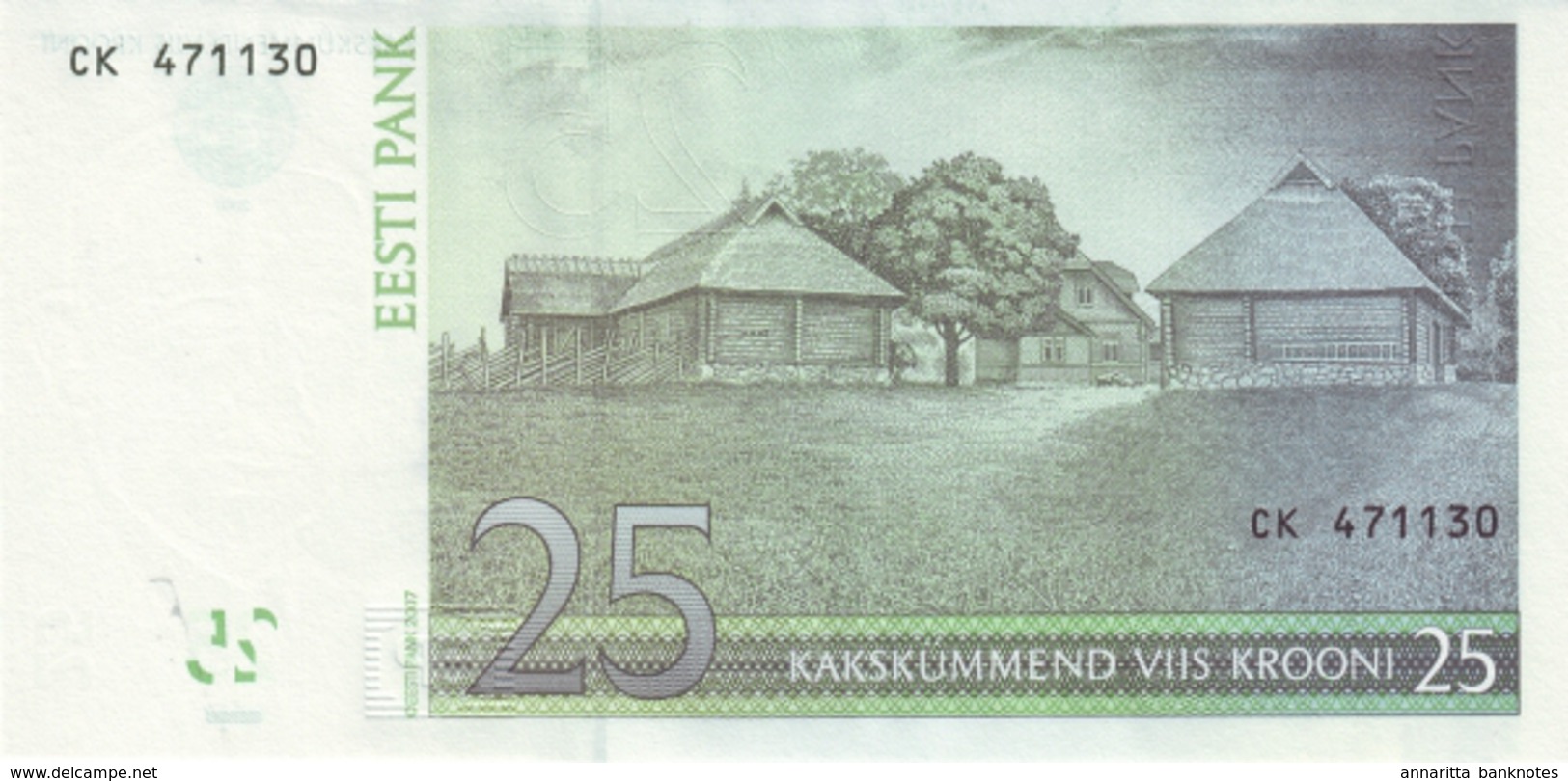 ESTONIA 25 KROONI 2007 P-87b UNC [ EE229b ] - Estonia