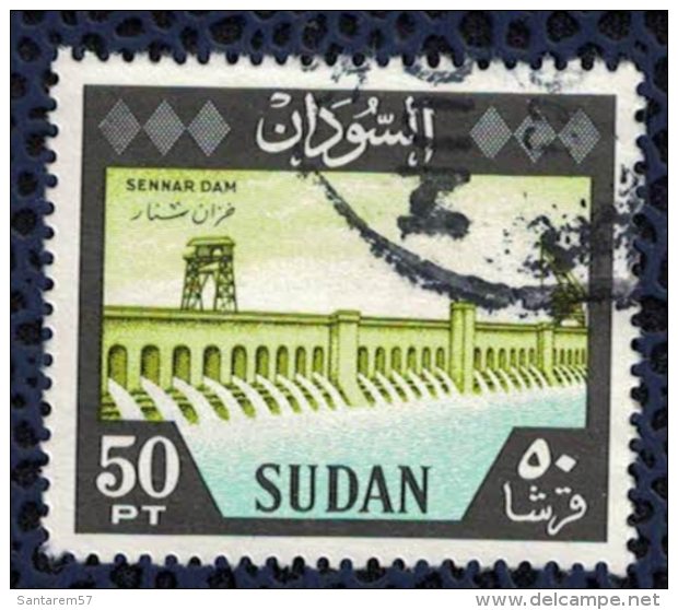 SOUDAN Oblitération Ronde Used Stamp Barrage De Sennar Dam - Soedan (1954-...)