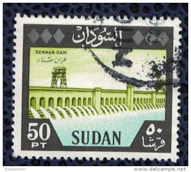 SOUDAN Oblitération Ronde Used Stamp Barrage De Sennar Dam - Soudan (1954-...)
