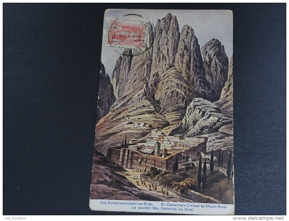 GRECE - Carte Du Sinaï Avec Oblitération Grecque En 1910  - A Voir - L 550 - Covers & Documents
