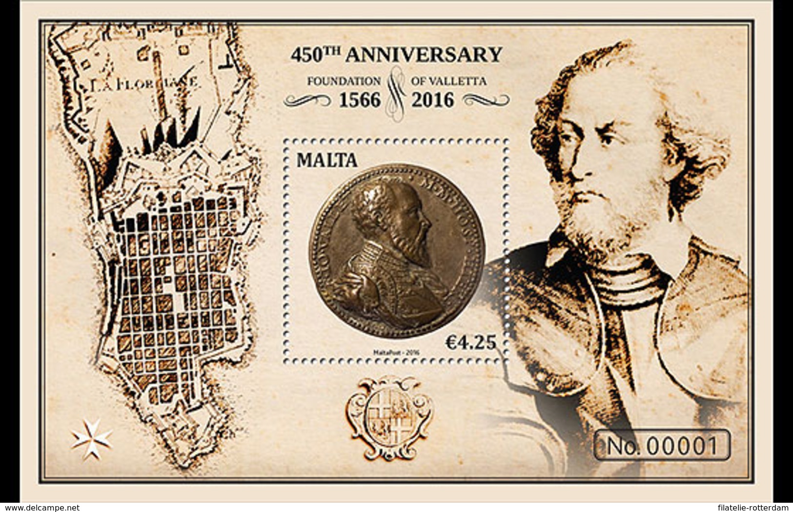 Malta / Malte - Postfris / MNH - Sheet 450 Jaar Valetta 2016 NEW!! - Malta