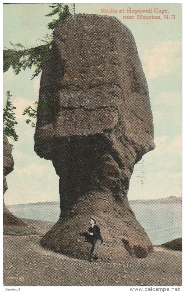 Rocks At Hopewell Cape, Near  Moncton  ( 1910)    - Scan Recto-vers - Autres & Non Classés