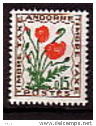 1964/71.ANDORRE.TAXE N°48** - Unused Stamps