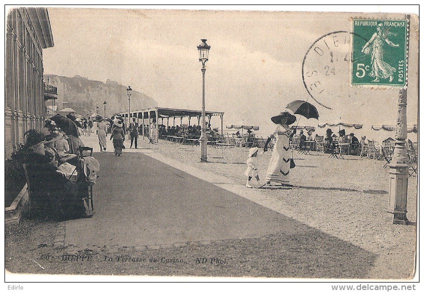 -76- DIEPPE  La Terrasse Du Casino éd ND Phot TTB - Dieppe