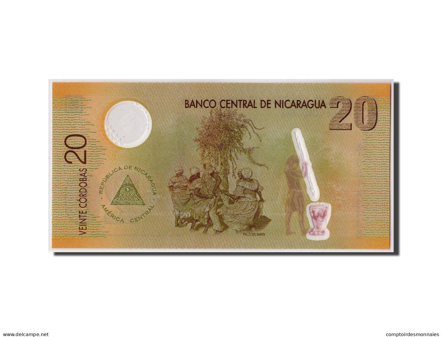 Billet, Nicaragua, 20 Cordobas, (2012), 2007-09-12, KM:202, NEUF - Nicaragua