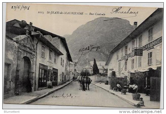 CPA SAVOIE écrite Saint Jean De Maurienne Commerces - Saint Jean De Maurienne