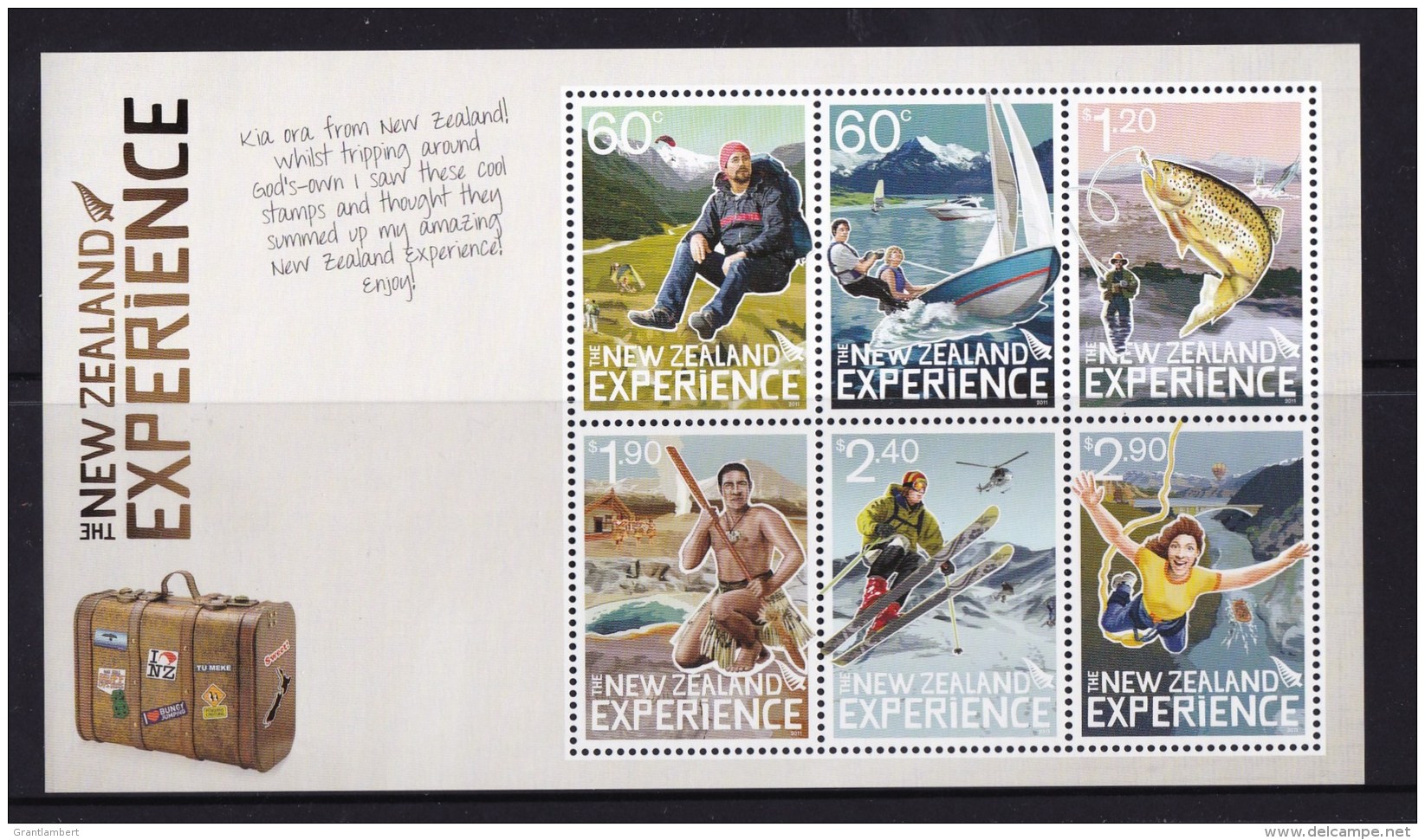 New Zealand 2011 The NZ Experience Minisheet MNH - Unused Stamps