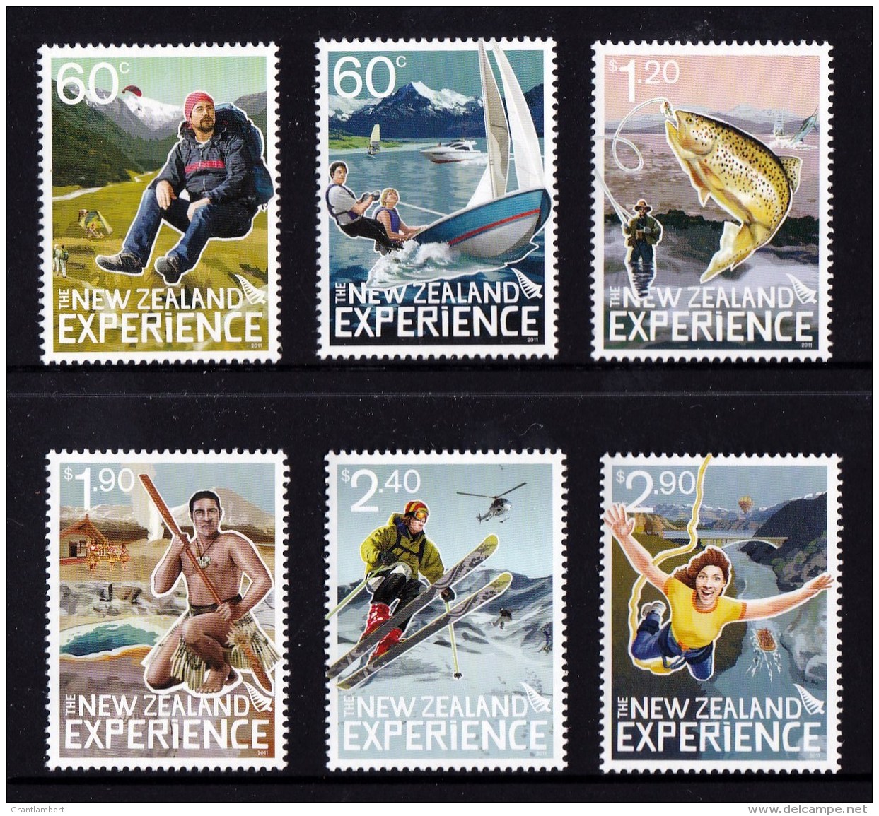New Zealand 2011 The NZ Experience Set Of 6 MNH - Nuevos
