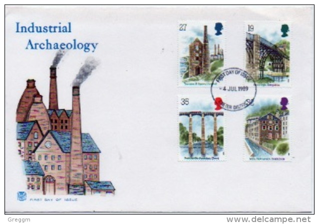 GB First Day Cover To Celebrate Industrial Archaeology  1989 - 1981-1990 Decimal Issues