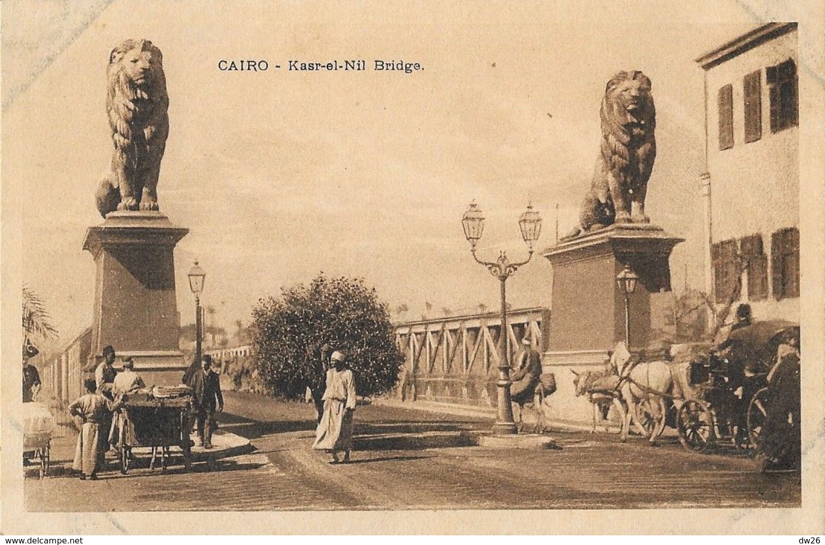 Le Caire - Cairo - Le Pont De Kasr-el-Nil  - Edition B. Livadas & Coutsicos - Le Caire