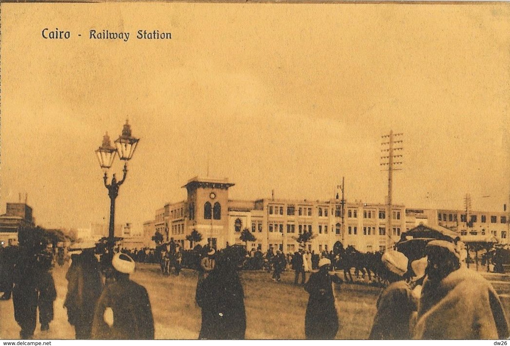 Le Caire - Cairo - Railway Station 1915 - Kairo