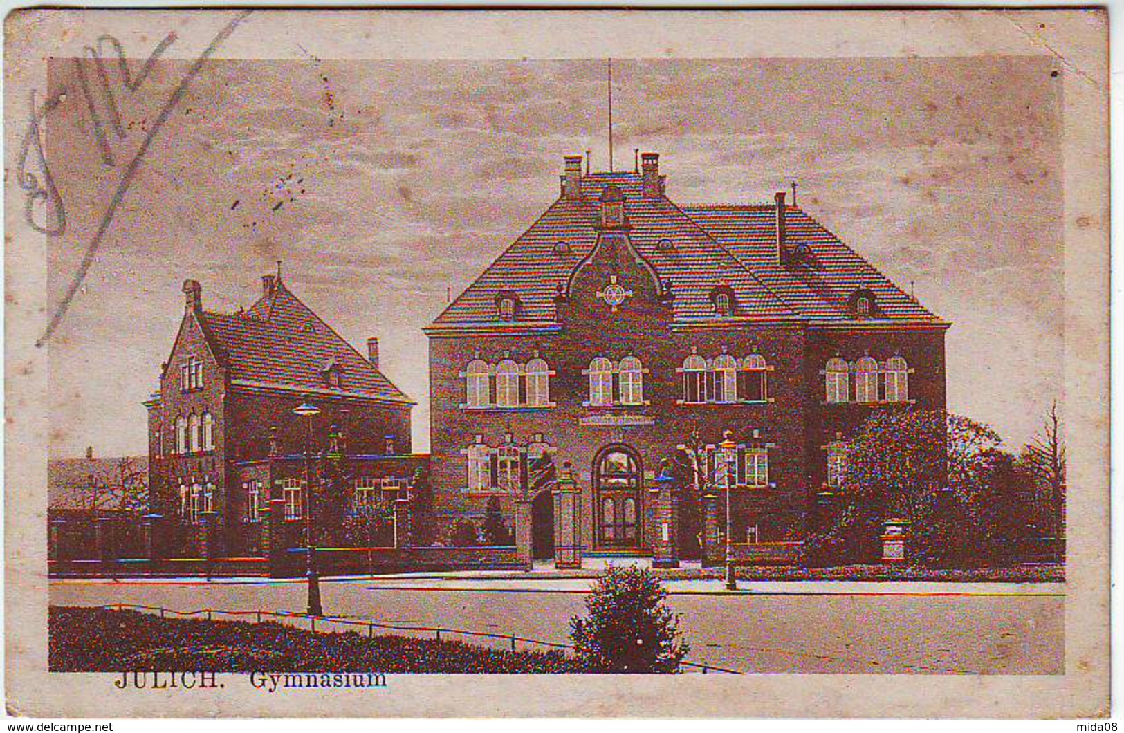 JÜLICH . JUELICH . GYMNASIUM . Cachet Militaire Du 168iéme Régiment D'artillerie - Juelich