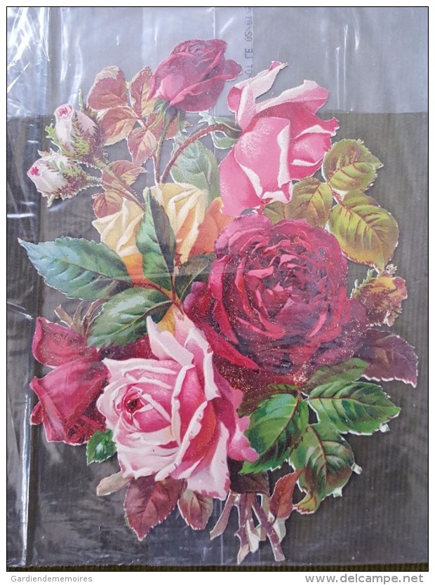 Grand Découpis - Bouquet De Roses (2) - Fleurs