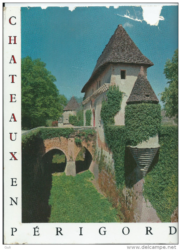 JEAN SECRET -Chateaux En Périgord  ( Jaquette Abimée = Voir Scan ) Editions J. Delmas (Illustrations YUREK) - Aquitaine