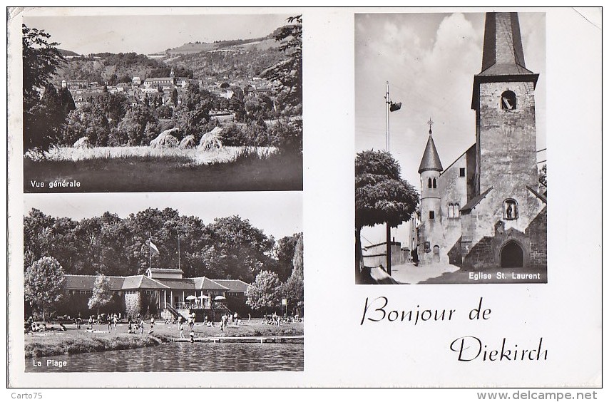 Luxembourg - Diekirch - Bonjour - 1955 - Diekirch