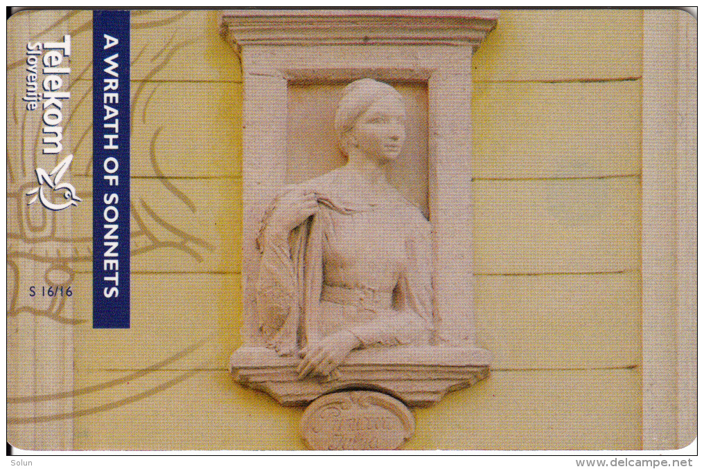 SLOVENIA SLOVENIJA PHONECARD 2006 PRESEREN SONETNI VENEC WREATH OF SONNETS 16/16 TELEKOM CAT.NO.688 - Slovenia