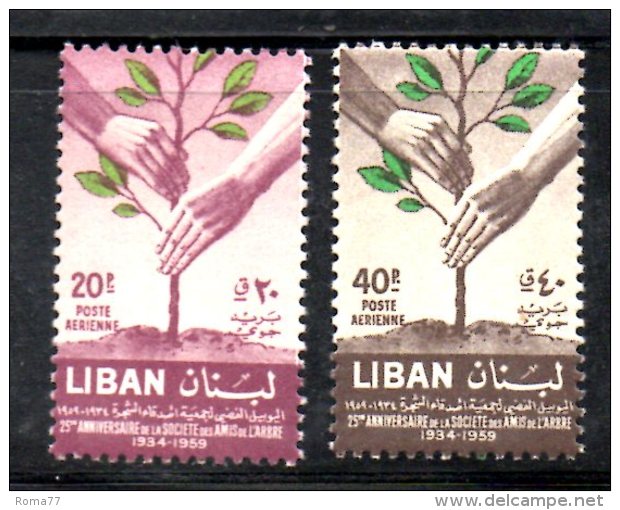 XP201 - LIBANO ,  Yvert  Aerea  N. 179/180  ***  MNH - Libano